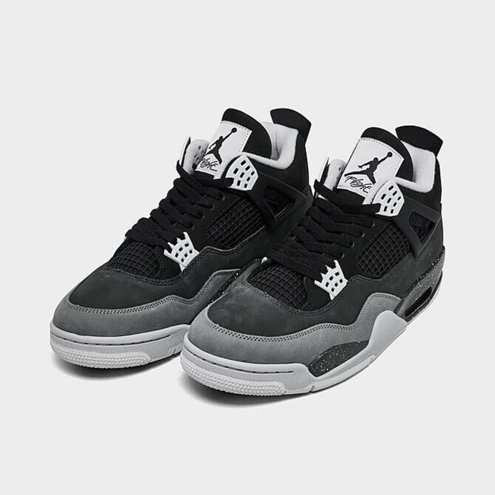 Nike Jordan 4 Retro Fear 2024 Black White Grey Men Size 11